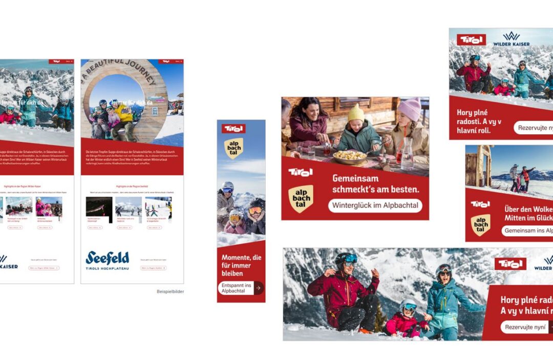 Winterkampagne mit Tourismusverbänden